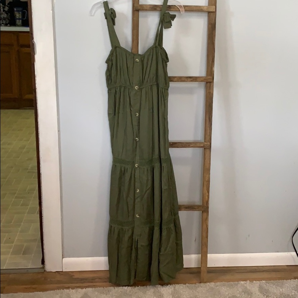 Army Green Dress
